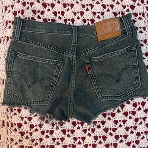 2 for 60 Levi’s 501s button fly shorts